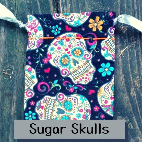 🌟3for$50🌟Handsewn Drawstring Bags for Tarot/Runes/Bones/Ect - Picture 3 of 7